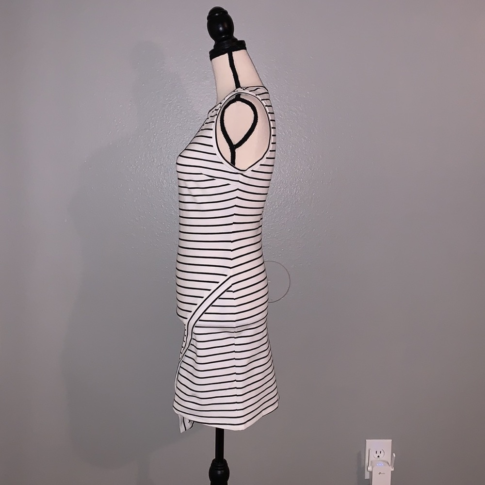 SUGAR+ LIPS  Striped Formal/Cocktail Dress. - Picture 3 of 10